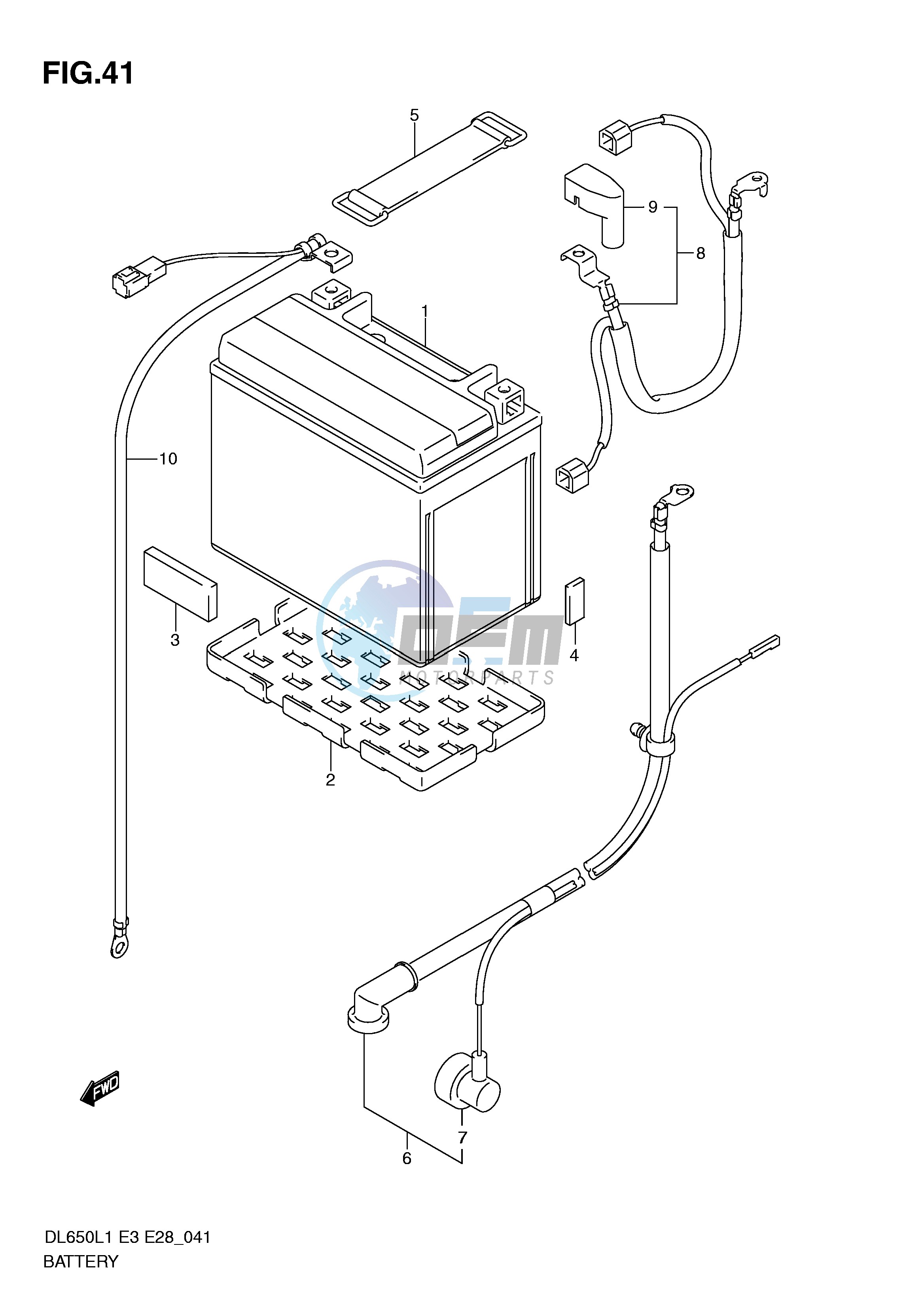 BATTERY (DL650AL1 E28)