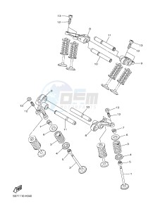 XVS950CR XVS950 ABS XV950 RACER (B334) drawing VALVE