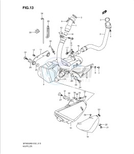 SFV650/A drawing MUFFLER