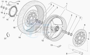 Norge 1200 IE 1200 IE drawing Front wheel