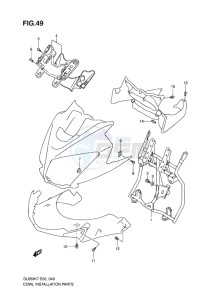 DL 650 V-STROM EU-UK drawing COWL BODY INSTALLATION PARTS