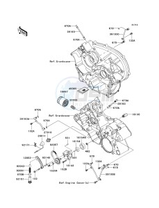 KVF 750 E [BRUTE FORCE 750 4X4I NRA OUTDOORS] (E8F-E9FA) E9F drawing OIL PUMP_OIL FILTER