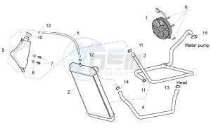 Atlantic 400-500 sprint drawing Water cooler