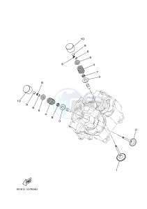 YFM700FWBD YFM70KPHJ KODIAK 700 EPS HUNTER (B32N) drawing VALVE