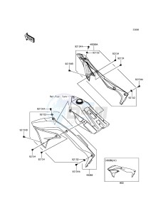 KX450F KX450HGF EU drawing Engine Shrouds