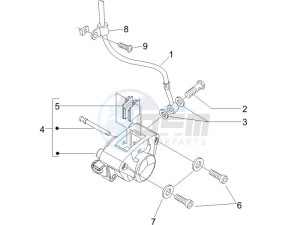 Zip 100 4T 2006-2010 drawing Brakes hose  - Calipers