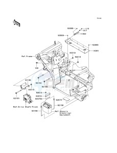 KAF 400 C [MULE 610 4X4 HARDWOODS GREEN HD] (C6F-C9F) C9F drawing ENGINE MOUNT