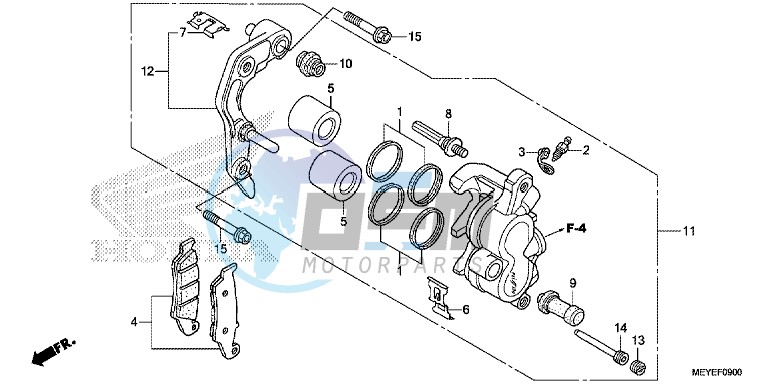 FRONT BRAKE CALIPER