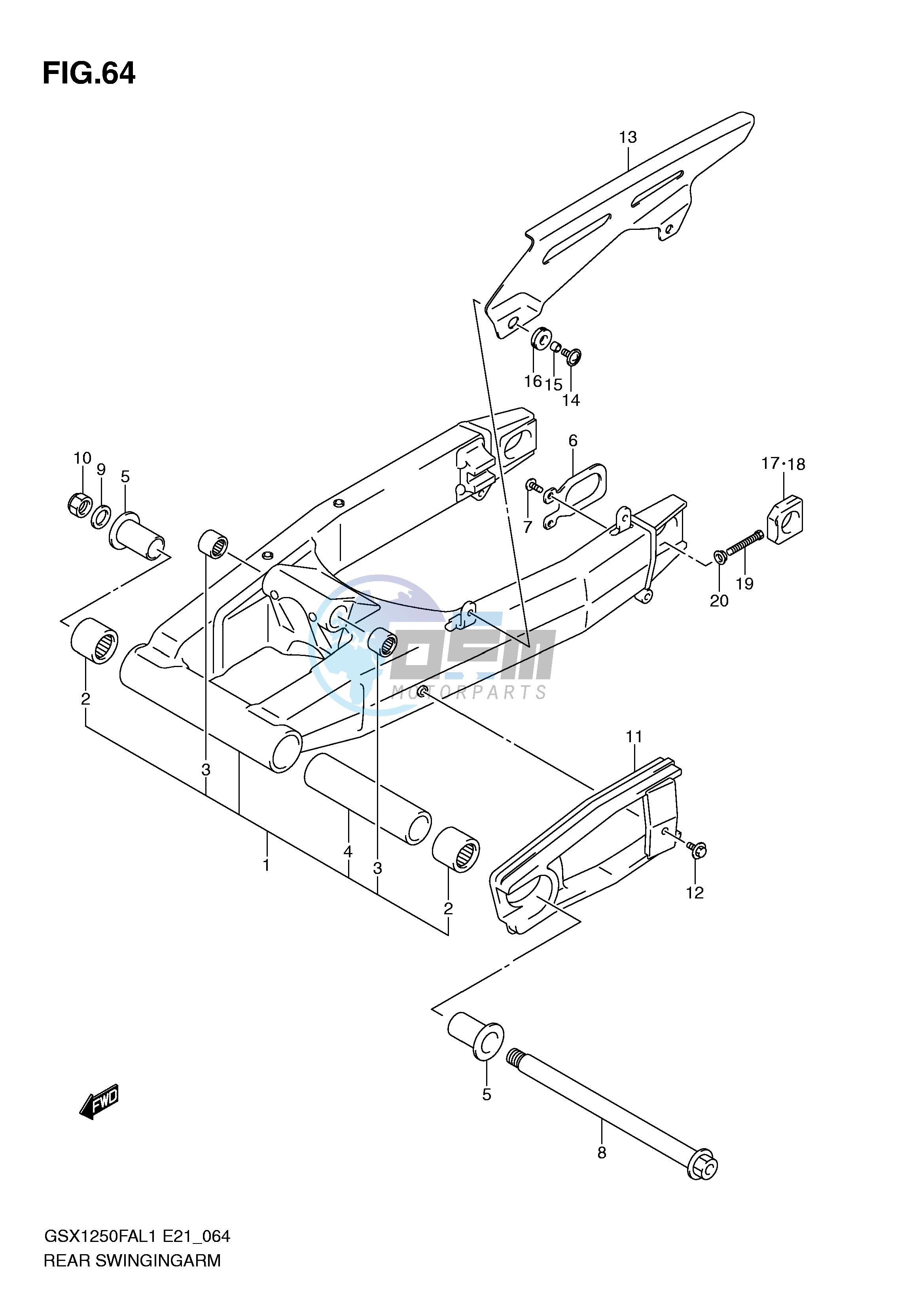 REAR SWINGING ARM