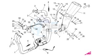 RSV 4 1000 4V SBK-FACTORY drawing Exhaust pipe I