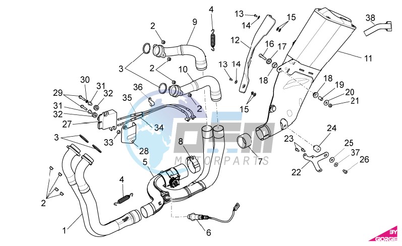 Exhaust pipe I