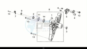 CRUISYM a 125i ABS (LV12W2-EU) (E5) (M1) drawing RR. FORK