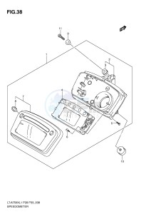 LT-A750X (P28-P33) drawing SPEEDOMETER (LT-A750XZL1 P33)