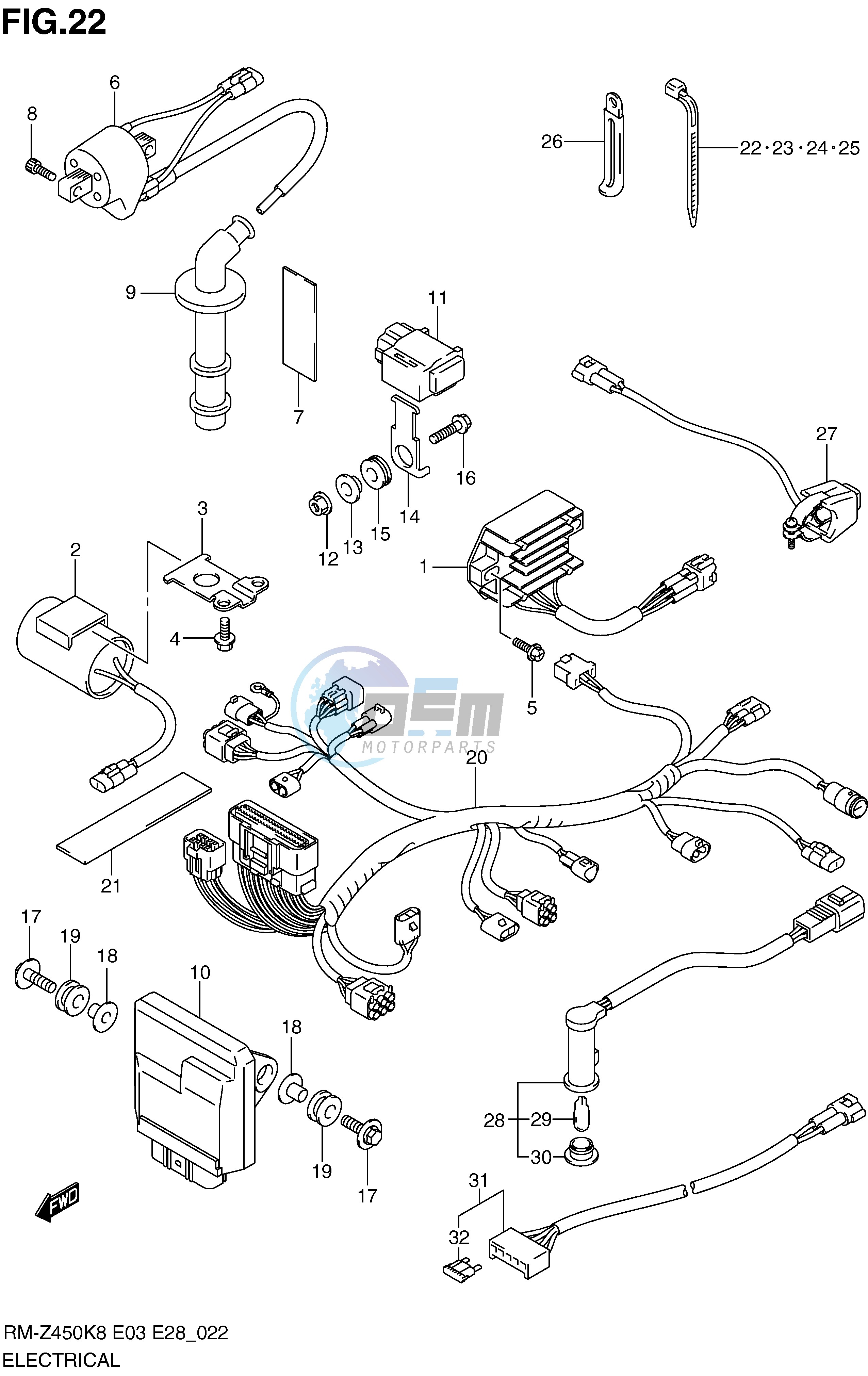 ELECTRICAL (RM-Z450K8 K9)