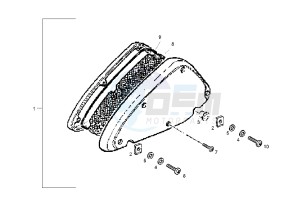 ATLANTIS 50 cc-100 cc 4T - 50 cc drawing AIR CLEANER