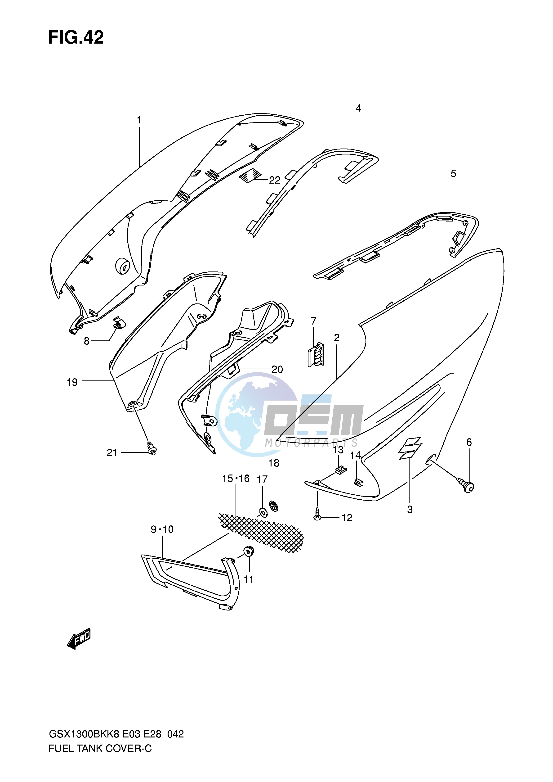 FUEL TANK COVER