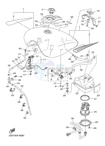 XVS1300CU XVS1300 CUSTOM (2SS1) drawing FUEL TANK