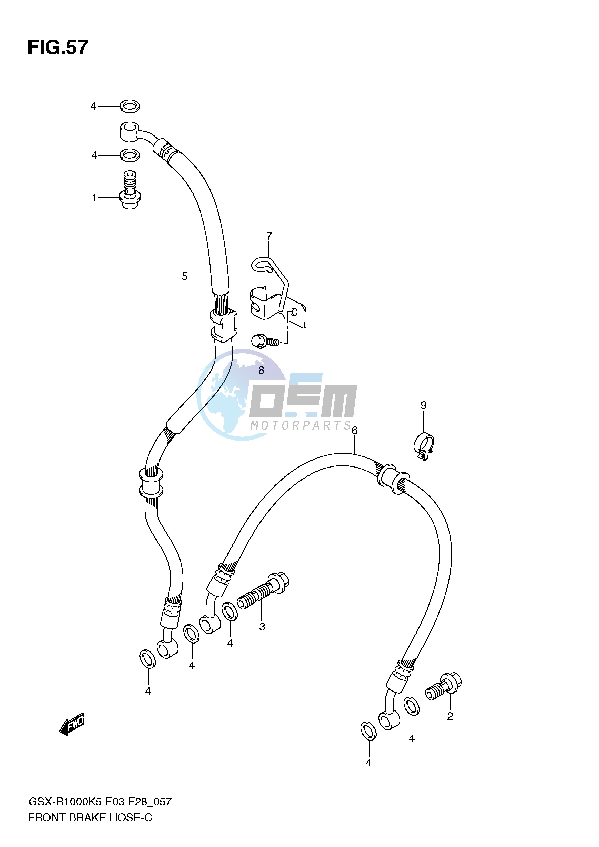 FRONT BRAKE HOSE