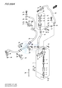 GSX-R1000R EU drawing REAR MASTER CYLINDER