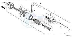 TRX500FPMB drawing STARTING MOTOR