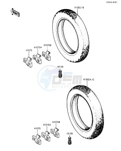 ZX 1100 A [GPZ] (A1-A2) [GPZ] drawing TIRES