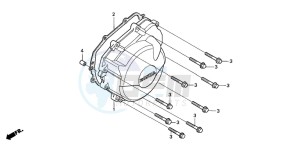 CBR600FR drawing GENERATOR COVER