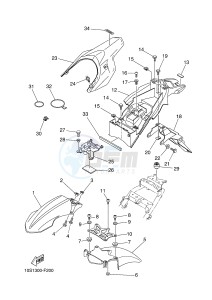 XT660X (10SC 10SC 10SC 10SC) drawing FENDER