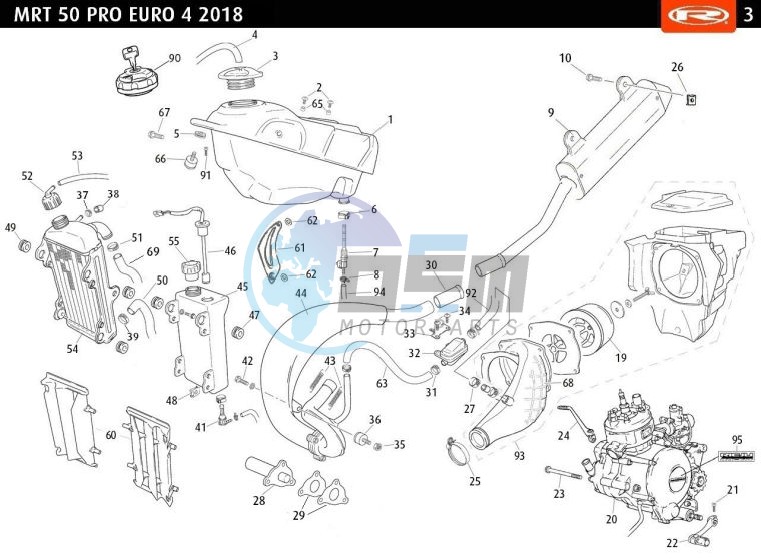 TANK - EXHAUST - RADIATOR