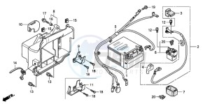 FES150A 125 S-WING drawing BATTERY (FES1257/A7)(FES1507/A7)