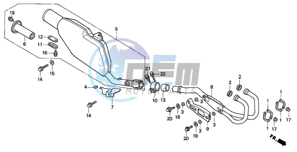 EXHAUST MUFFLER