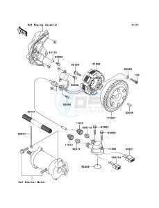 JET SKI 800 SX-R JS800A8F FR drawing Generator