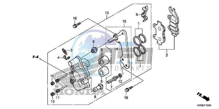 FRONT BRAKE CALIPER