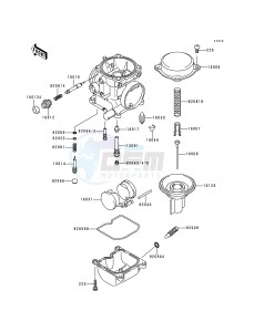 EX 250 F [NINJA 250R] (F6-F9) [NINJA 250R] drawing CARBURETOR PARTS