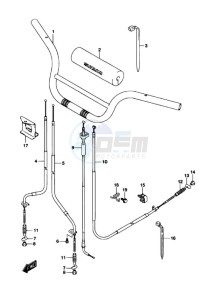 LT-Z50 drawing HANDLEBAR