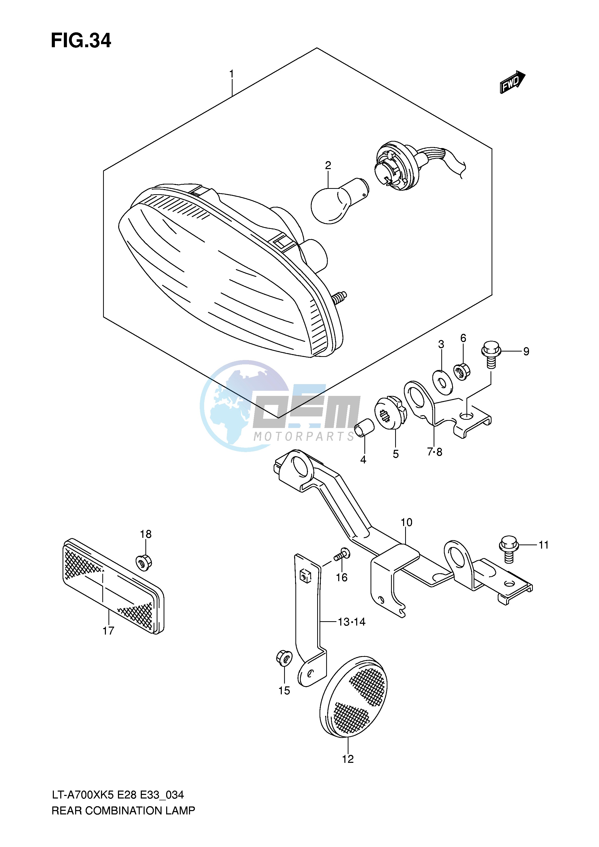 REAR COMBINATION LAMP