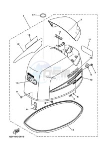 F50AETL drawing TOP-COWLING