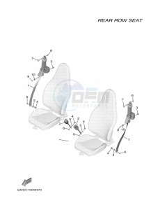 YXF850E YXF85WPAM (BARE) drawing SEAT 4