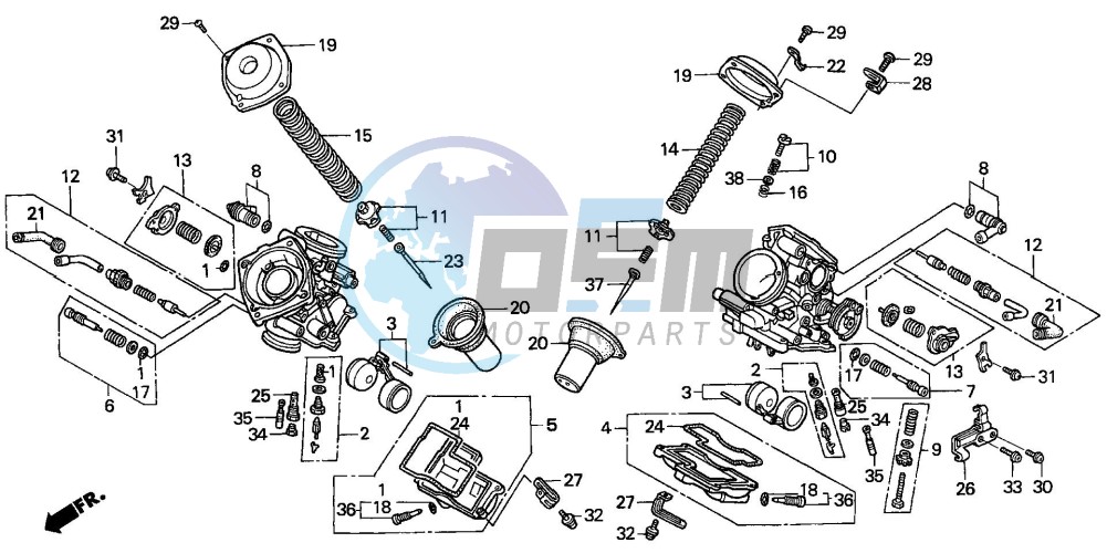 CARBURETOR (COMPONENT PARTS)