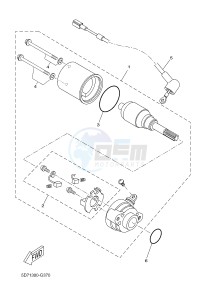 MT125A MT-125 ABS (BR36 BR36 BR36 BR36) drawing STARTING MOTOR