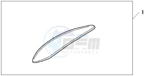 VT1100C2 drawing FR.MUDGUARD ORNAMENT