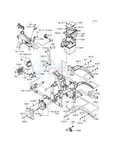 VULCAN 900 CUSTOM VN900CDF GB XX (EU ME A(FRICA) drawing Frame Fittings