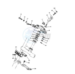 XV VIRAGO 1100 11000 drawing STEERING