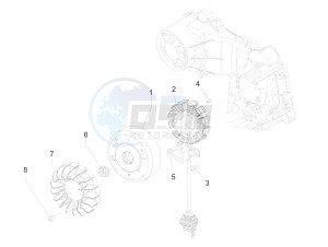 LIBERTY IGET 50 4T 3V NO ABS (NAFTA) drawing Flywheel magneto