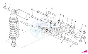 RSV 4 1000 4V SBK-FACTORY drawing Rear Shock absorber