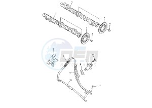 FZS FAZER (FZS600S) 600 drawing CAMSHAFT -CHAIN