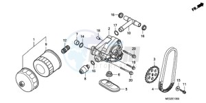 VT750CA9 UK - (E / MKH ST) drawing OIL PUMP