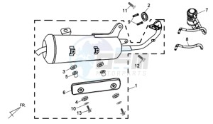 ALLO 50 drawing EXHAUST