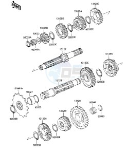 KXT 250 B [TECATE] (B2) [TECATE] drawing TRANSMISSION