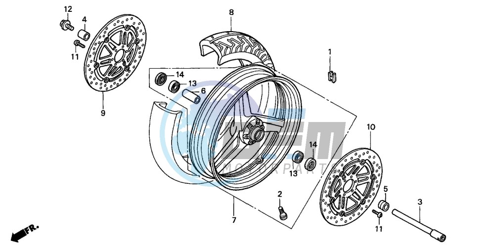 FRONT WHEEL