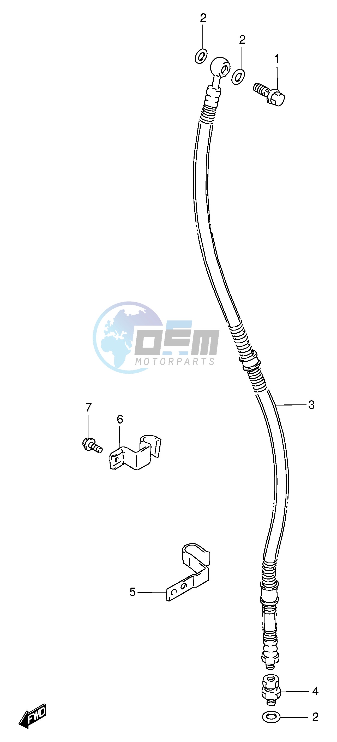 FRONT BRAKE HOSE